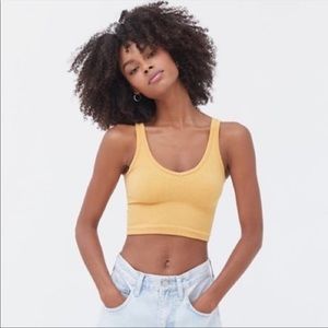 Out from under free seamless bra top yellow